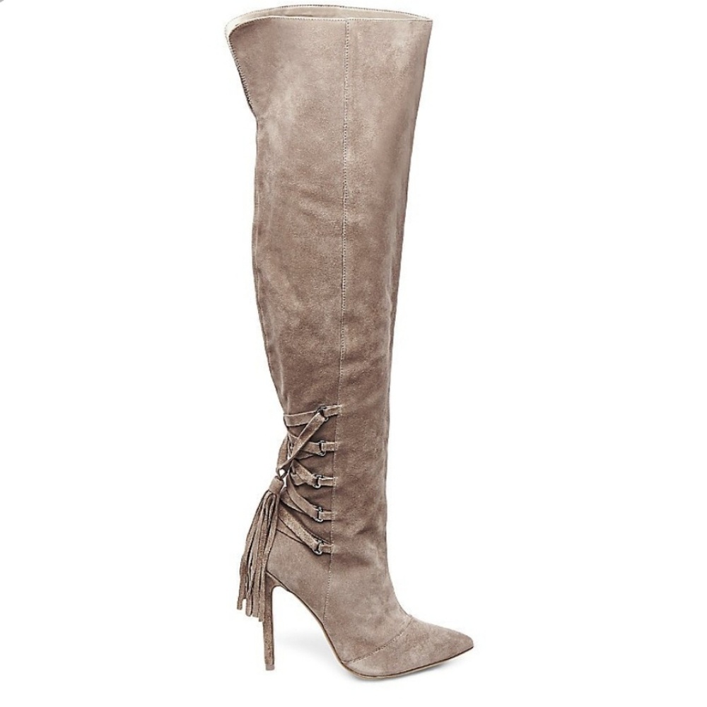 Steve Madden suede knee high boots